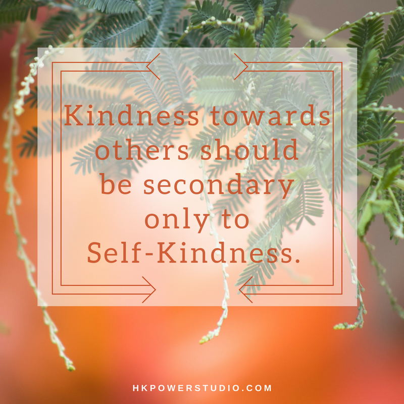 Acts of self-kindness directly impact our wellness