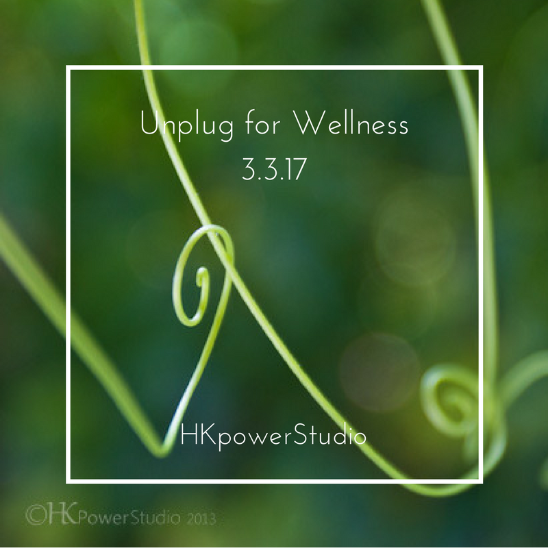 Unplug for wellness