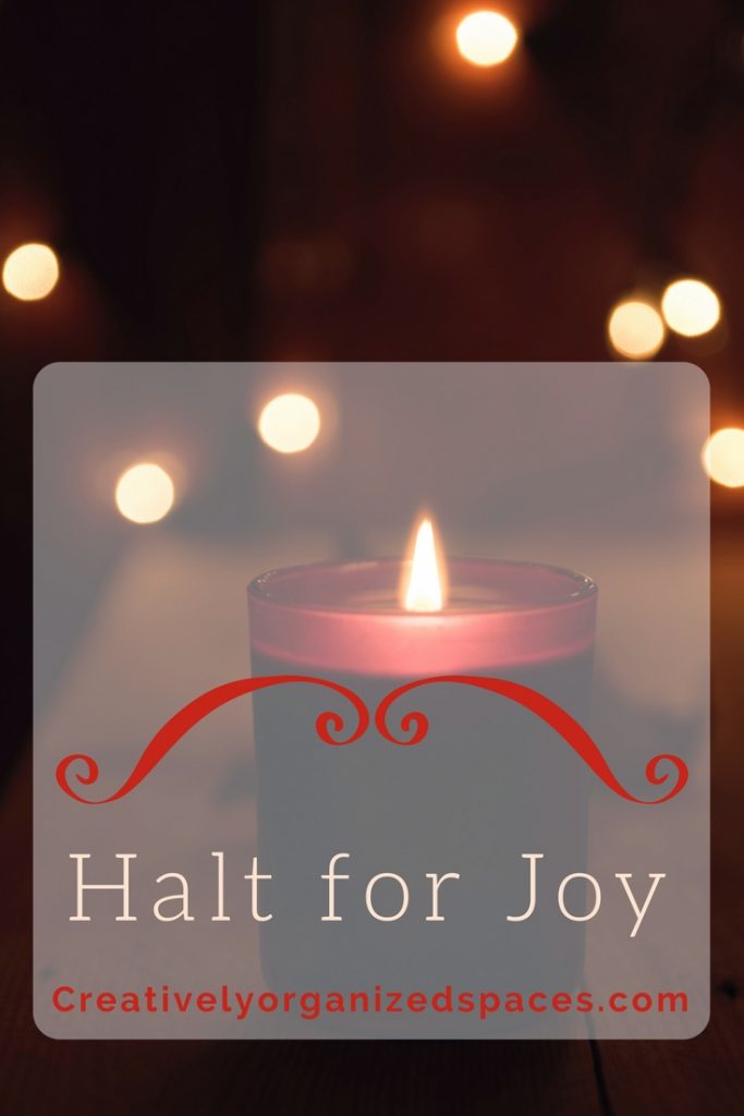 Halt for Joy